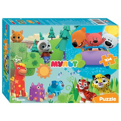 Пазл 104 Ми-ми-мишки и др. Мульт 82215 Степ /48/ - фото 62778088