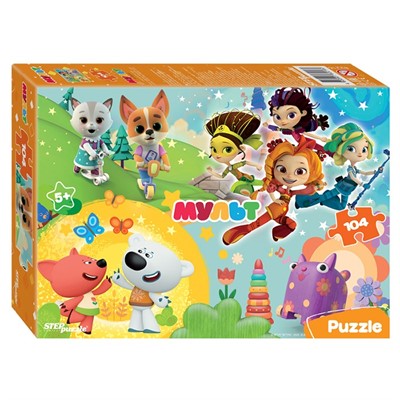 Пазл 104 Сказочный патруль и др. Мульт 82216 Степ /48/ - фото 62778089