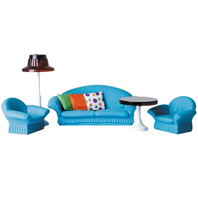 Мебель Гостиная Конфетти Бирюзовая С-1579 Огонек /6/ - фото 62778316