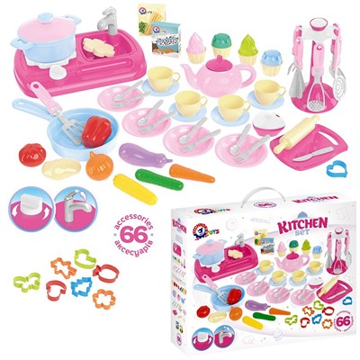 Набор посуды 66 пред. в коробке Т7280 Технок - фото 62778317