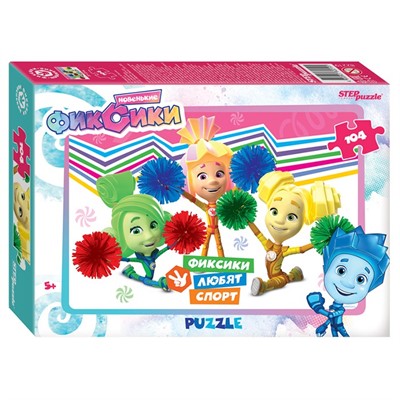 Пазл 104 Фиксики 82219 Степ /48/ - фото 62778367