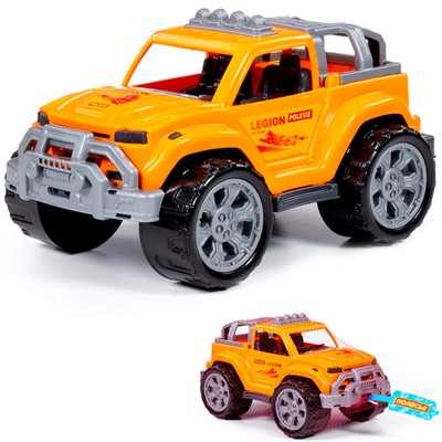 Автомобиль Легион №2 оранжевый в сетке 89090 П-Е /10/ - фото 62778427