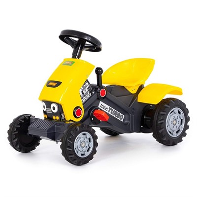 Каталка трактор с педалями "Turbo-2" (жёлтая) 89335 П-Е /1/ - фото 62778459