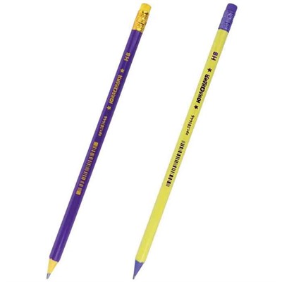 Карандаш ч/гр НВ с ластиком ЮНЛАНДИЯ 181446 - фото 62778495