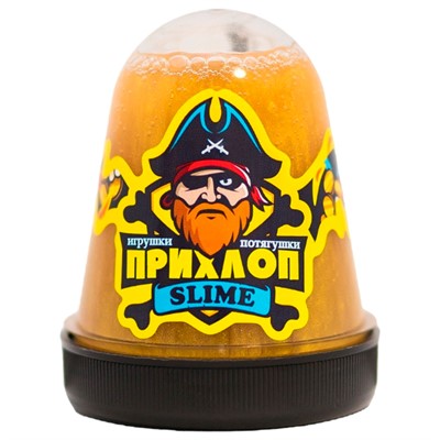 Слайм Прихлоп 130гр Перламутровый Золото 00124 СТОК - фото 62778522
