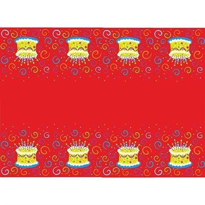 Скатерть Торт яркий 140см X 180см 6046286 полиэтиленовая - фото 62778786