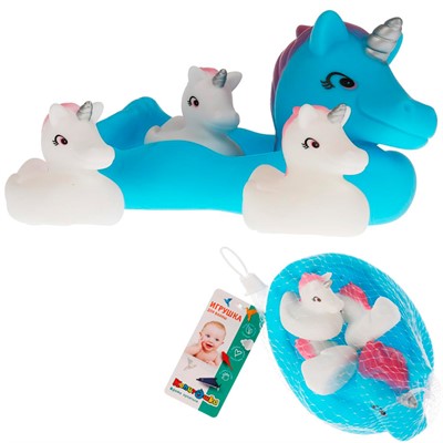 Резиновый Единорог-мыльница ZY1148742-R - фото 62778807