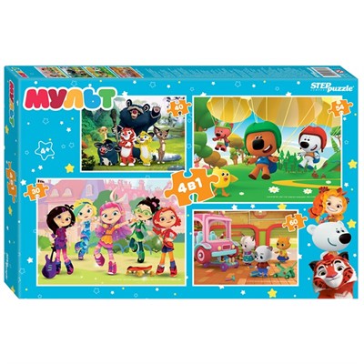 Пазл 4в1 Мульт 92317 Степ /12/ - фото 62778923