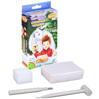 Набор Исторические раскопки Науки с Буки BONDIBON,ТАЙНЫ ВЕКОВ (снежный человек) ВВ4784 - фото 62779494