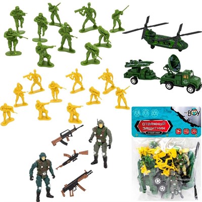 Набор солдатиков MR BOY YS8700-3 а аксес. в пак.. - фото 62779633