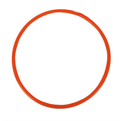 Обруч d 60см красный У686 /10/ - фото 62779933