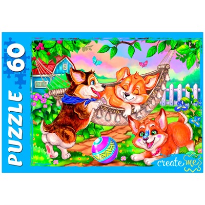 Пазл 60 Забавные корги №3 ПУ60-7007 - фото 62780068