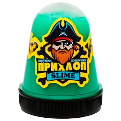 Слайм Прихлоп 130гр Перламутровый ГОЛУБОЙ 00121 - фото 62780345