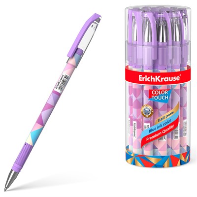 Ручка шариковая синяя ColorTouch Magic Rhombs 50739 /Erich Krause/ - фото 62780569
