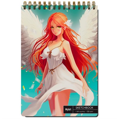 Скетчбук 467-0-159-05244-9 АНИМЕ. Ангел грез MyArt. - фото 62780929