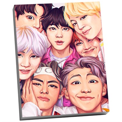 Набор для творчества Картина по номерам 40х50 BTS Арт HR0320 /20 - фото 62781190