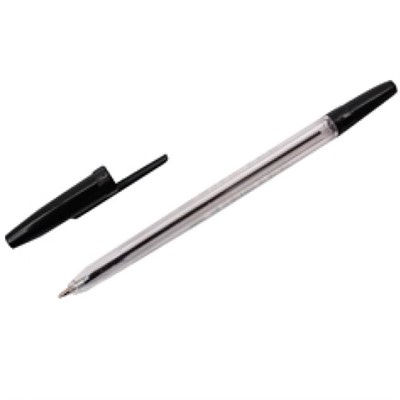 Ручка шариковая черная 0,7мм Классика РШ-3158 - фото 62781214