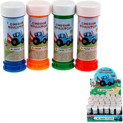 Мыльные пузыри 01031-60ЭД Синий Трактор 60 мл - фото 62781461