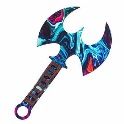 Деревянный Топор двухсторонний 0001 - фото 62781566