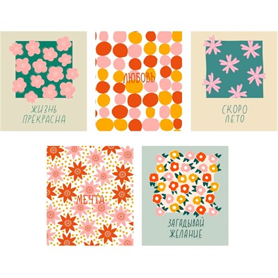 Тетрадь 96 л. А5 клетка Жизнь прекрасна!  ТБ968702 - фото 62781668