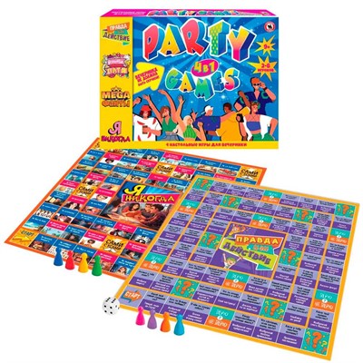 Игра 4в1 Party games 03179 - фото 62782261