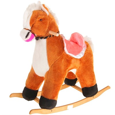 Качалка Конь Пегас музыкальная 980712 цвет в ассортименте - фото 62782615