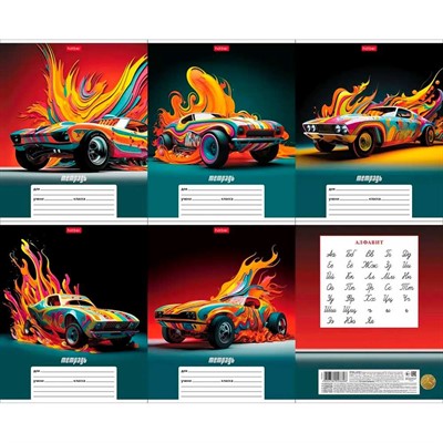 Тетрадь 12 л. линия Динамичные авто 12Т5В2 Hatber - фото 62782768