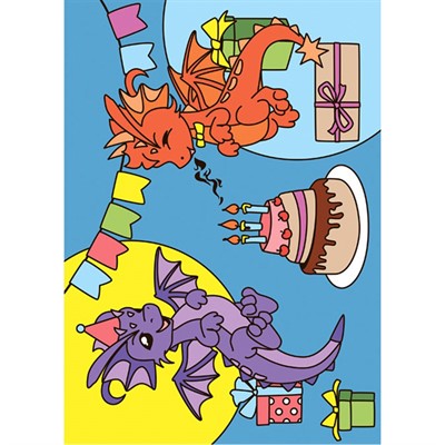 Набор Для Творчества Картина по номерам на подрамнике 20*30см С Днём рождения! Рхд-017 Lori - фото 62783207