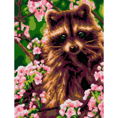 Набор для творчества Алмазная мозаика 30*40 см полное заполнение Енотик Ам-043 LORI - фото 62783461