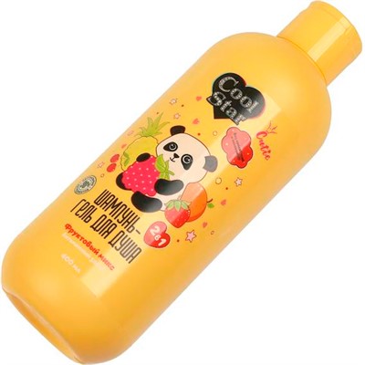 Шампунь - гель для душа cutie фруктовый МИКС витамин заряд, 400 мл Cool Star SHG110879TTG - фото 62783575