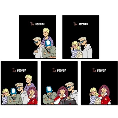 Тетрадь 48 л. клетка Скрепка S The Друзья 025120 - фото 62783741