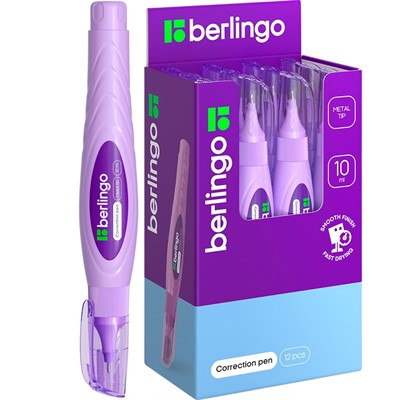 Коррект. карандаш Berlingo 10мл, металлический наконечник KR_10010 - фото 62784113