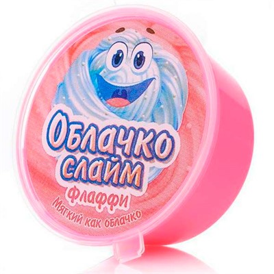 Слайм Прихлоп 350 мл Облачко красный 01188/ Ф-КРА-О-350 - фото 62784565