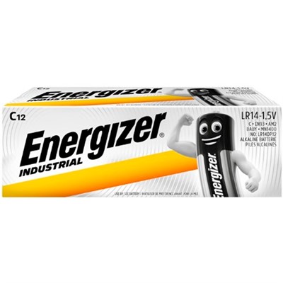 Элемент питания LR14 Energizer Industrial 12xBox (E93/C) (72) цена за 1 штуку - фото 62784804