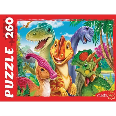 Пазл 260 Селфи веселых динозавров Ф260-6474 - фото 62785110