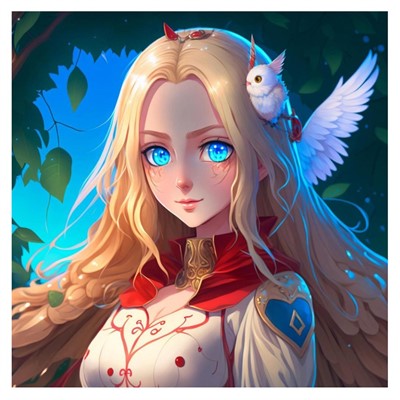 Набор для творчества Алмазная мозаика 30х30 см Эльфийка НД-1054 - фото 62785169