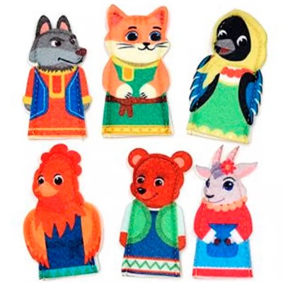 Кукольный Пальчиковый театр Потешки LIP1366 - фото 62785281