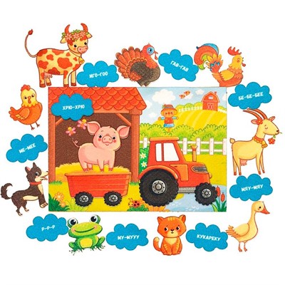 Игра Говорящие животные фетр LIP1314 - фото 62785322