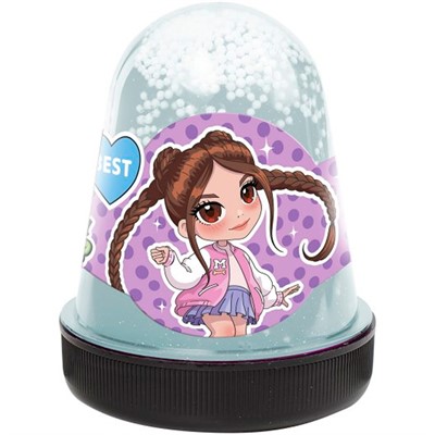 Лизун Slime Милана Хаметова белый капсула 130 гр. SLM313 - фото 62785810