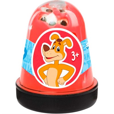 Лизун Slime Простоквашино красный капсула 130 гр SLM337 - фото 62785814