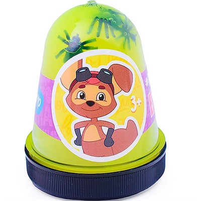 Лизун Slime Простоквашино желтый капсула 130 гр SLM338 - фото 62785818