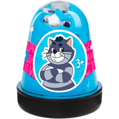 Лизун Slime Простоквашино голубой капсула 130 гр SLM340 - фото 62785832