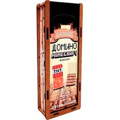 Деревянное Домино Версия Майнкрафт D-004 - фото 62785951