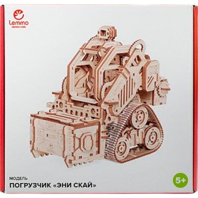 Деревянный Конструктор 3D Погрузчик Эни Скай 0222 - фото 62786312