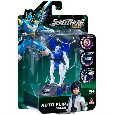 Дикие Скричеры Машинка-трансформер Автофлип Геллер S5. ТМ Screechers Wild 62639 - фото 62786313