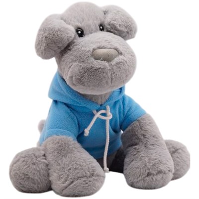 Собака Гриша голубое худи, шарики для мел. мотор. 30/40 см 049530S-65 - фото 62786406