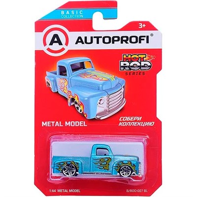 Модель 1:64 Серия HOT ROD CARS синий B/ROD-007 BL - фото 62786468