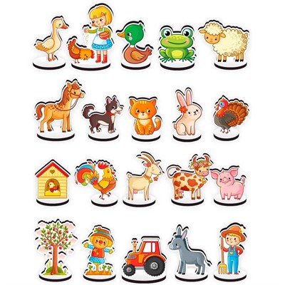 Деревянный Игровой набор Ферма 8769 /28 - фото 62786842