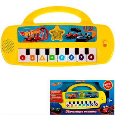 Пианино ХОТ ВИЛС 200 звуков,фраз.свет HT1050-R7 - фото 62786973