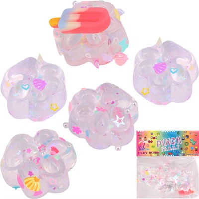 Игрушка антистресс Лапка Прозрачная  MR-10D - фото 62787061